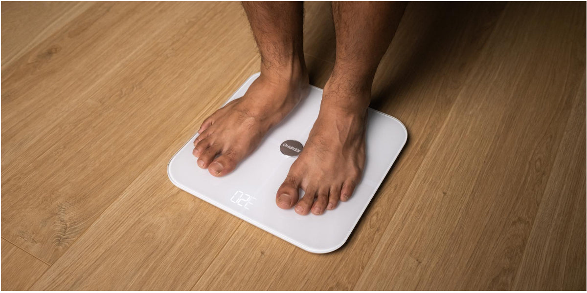 Bluetooth smart body scale INSMART compatible to Fitbit Samsung