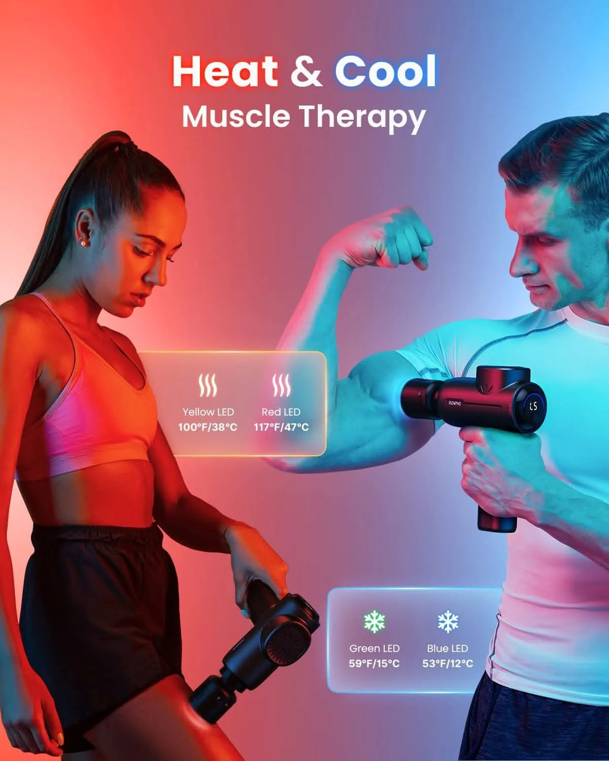 Active+ Thermacool Massage Gun