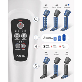 Aeria Ultimate Thermal Leg Massager