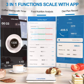 Calibra 1 Smart Nutrition Scale (White) Scale Renpho 