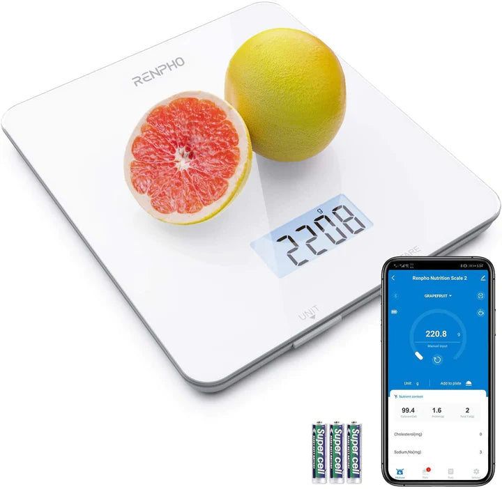 Calibra 1 Smart Nutrition Scale (White) Scale Renpho (A)