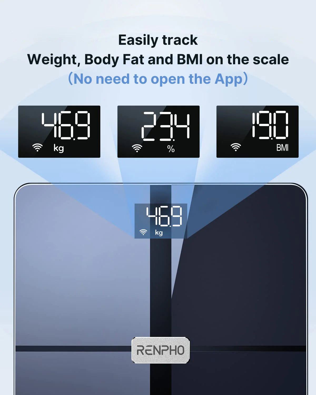 Elis Aspire Smart Body Scale (Black) – RENPHO US