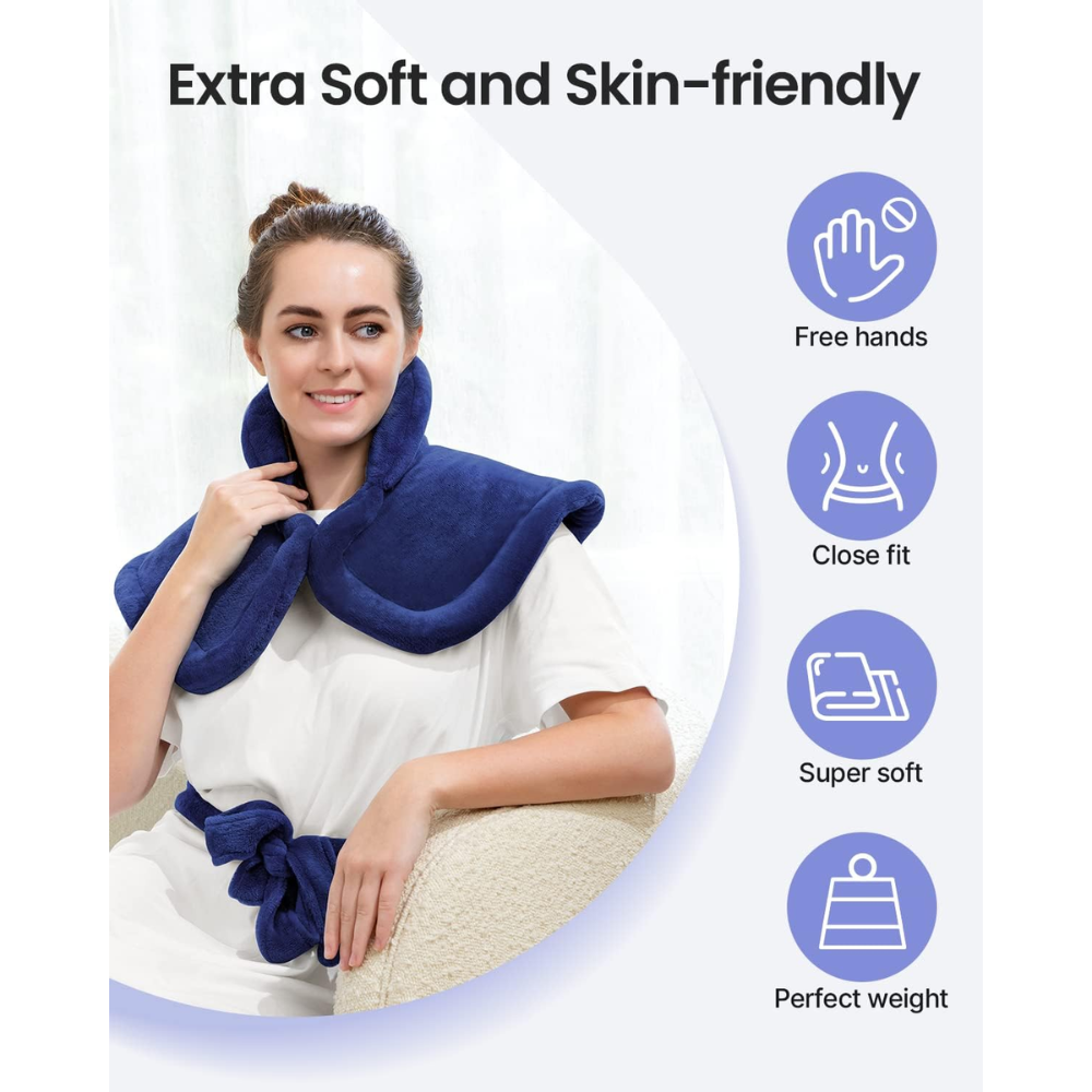 Compact Heating Pad for Neck 
and Shoulders(19"x24")