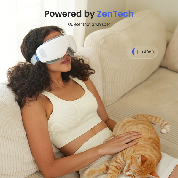 Eyeris Zen Eye Massager | Quiet Heat, Gentle Compression