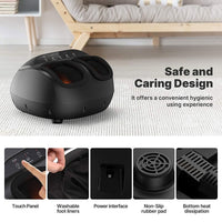 Shiatsu Foot Massager Premium(Black with Remote) Massager Renpho